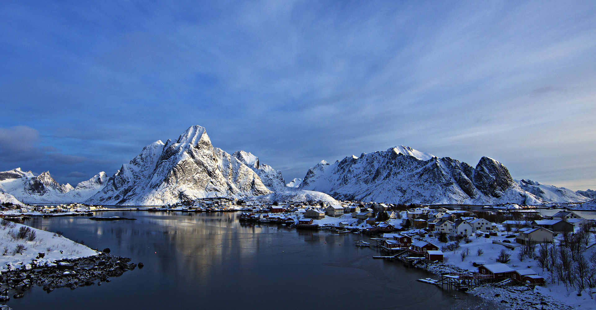 Arctic vista with Arctic Exhibition logo